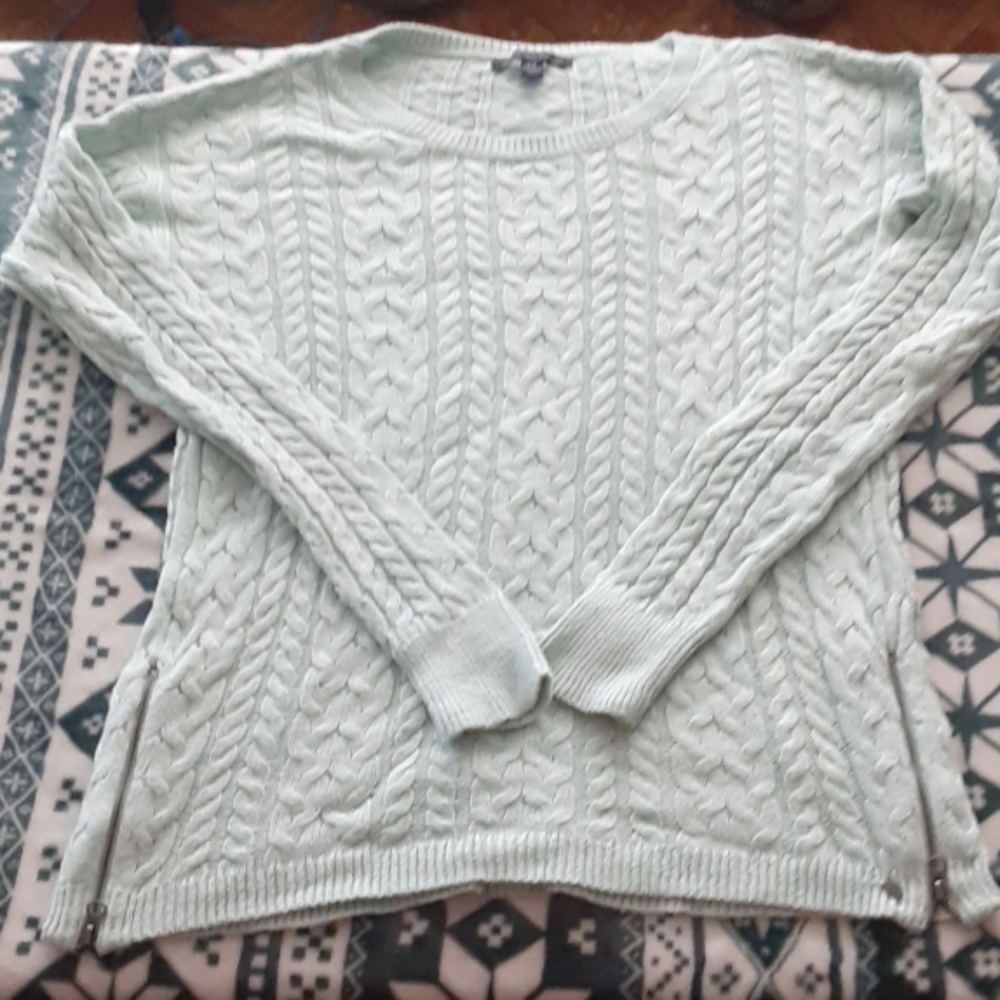 Mint green sweater